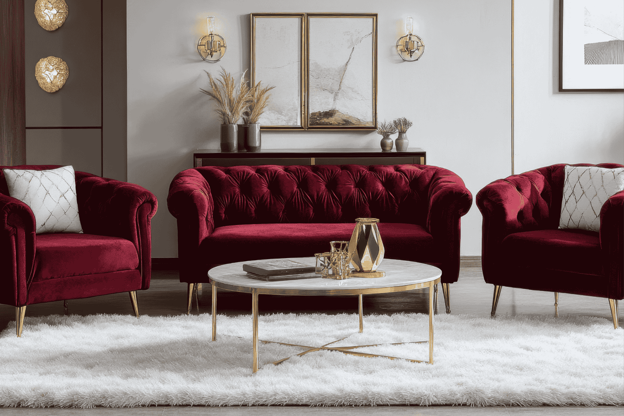 Luxe Velvet Accent Chair